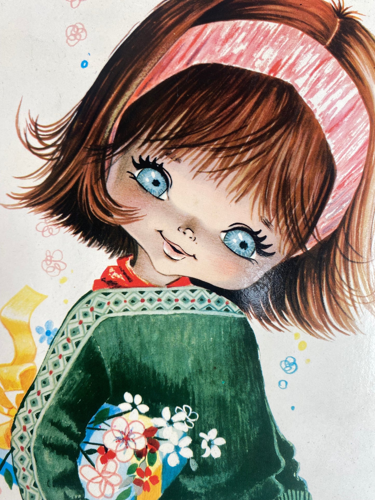 Illustration de Gallarda "Petite fille au pull vert"