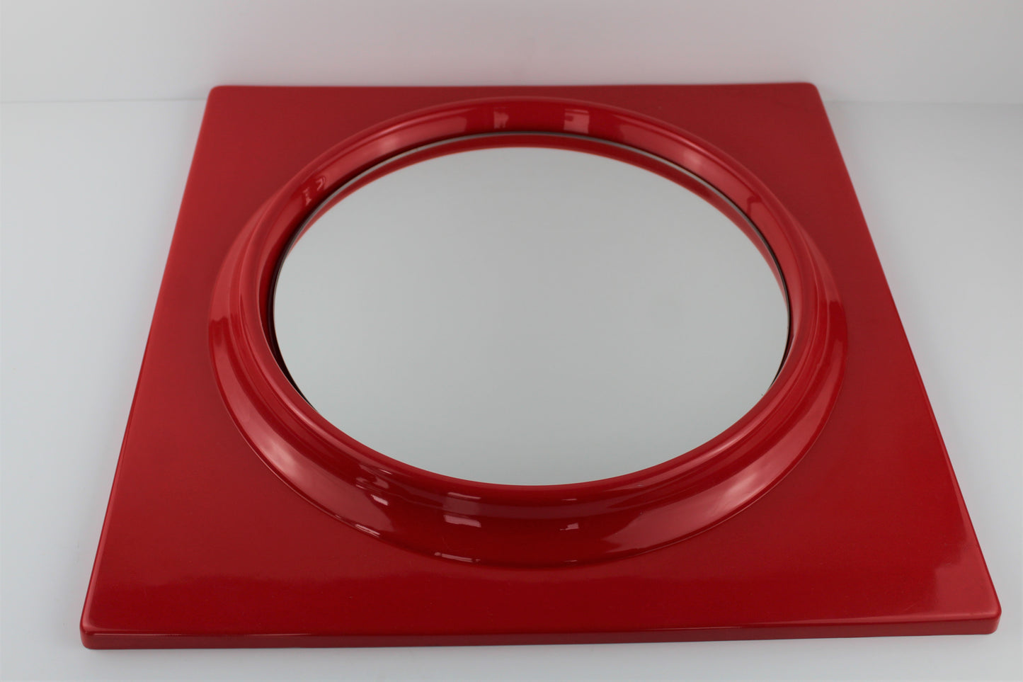 Miroir vintage rouge