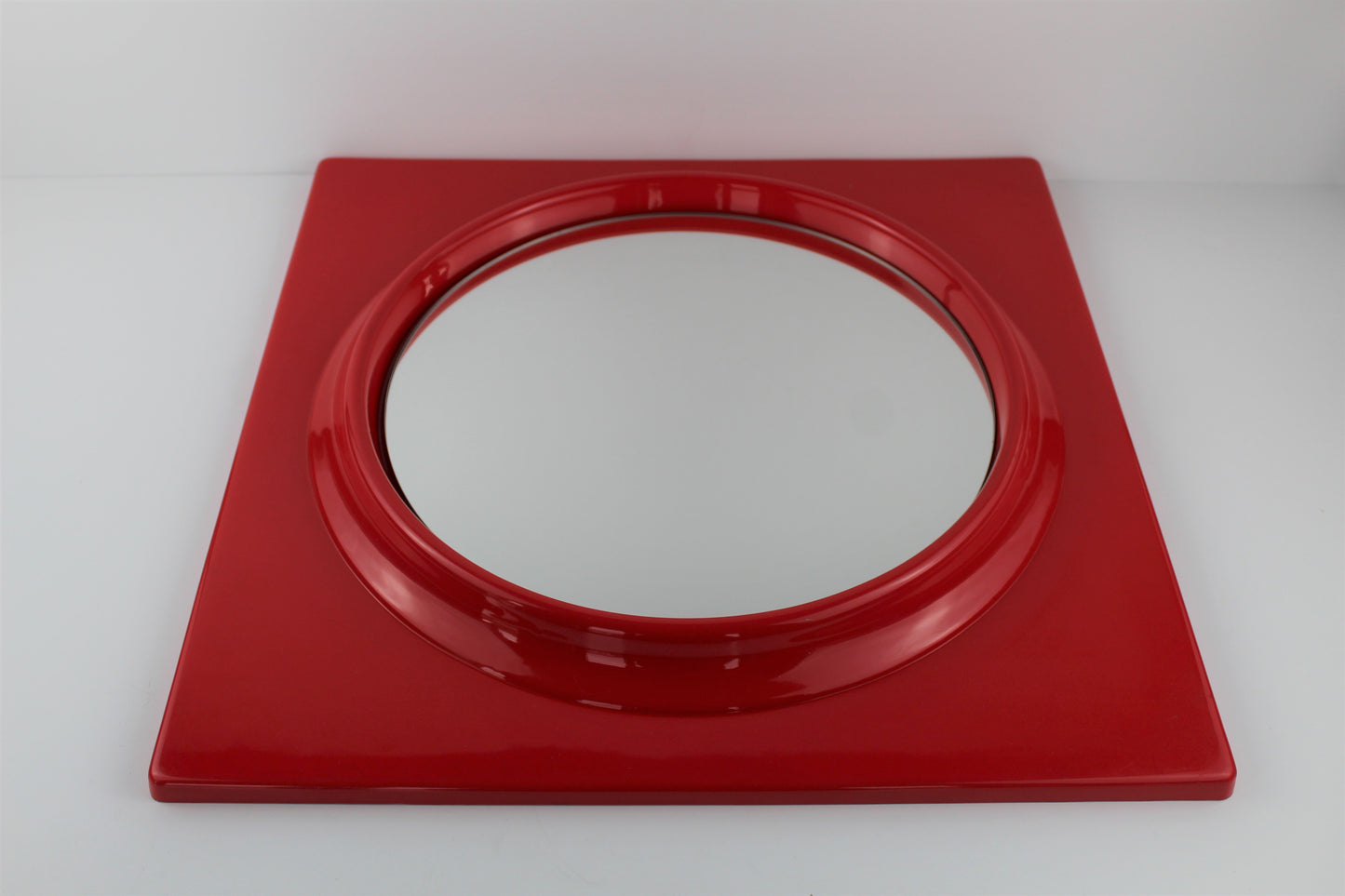 Miroir vintage rouge