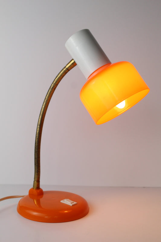 Lampe de bureau orange