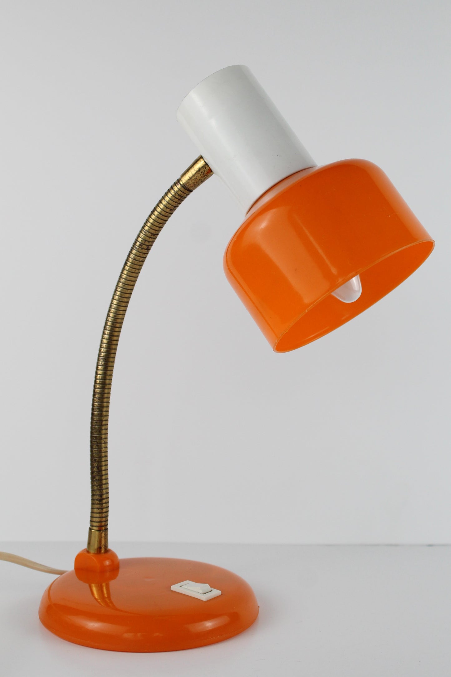 Lampe de bureau orange