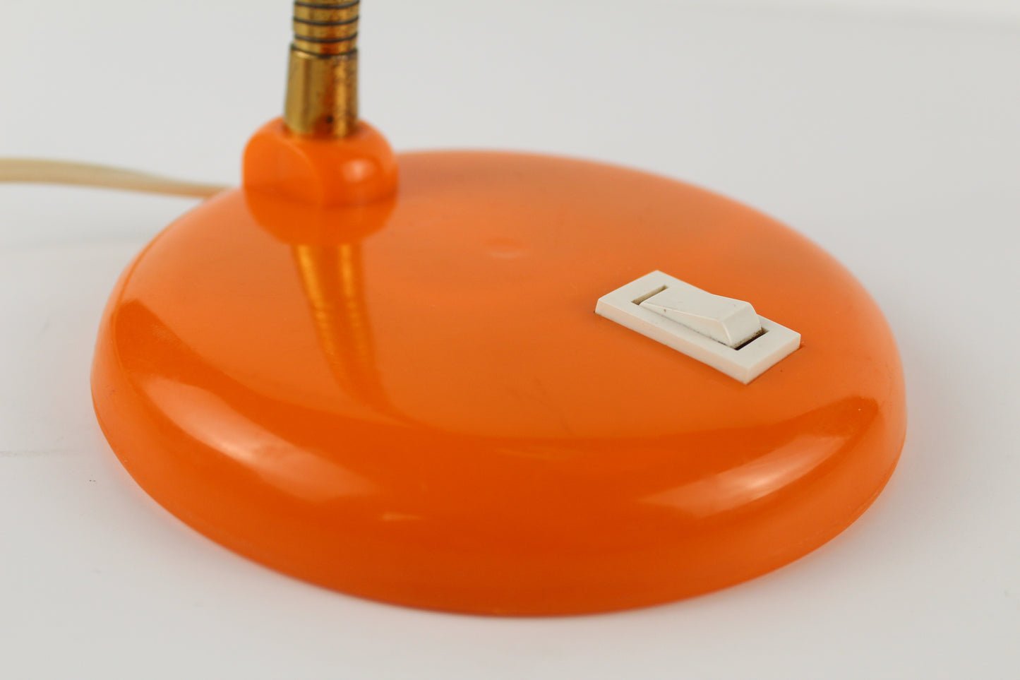 Lampe de bureau orange