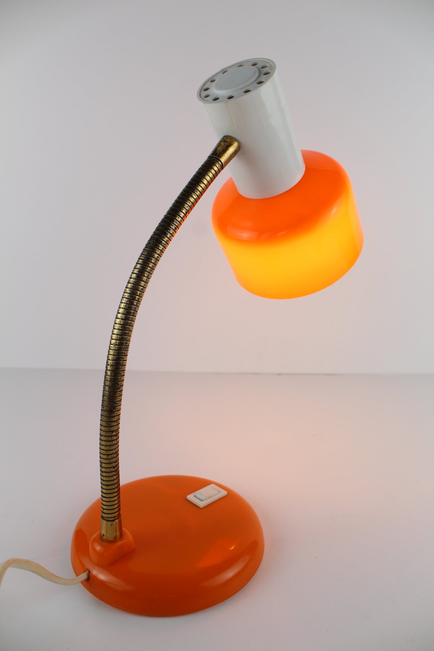 Lampe de bureau orange