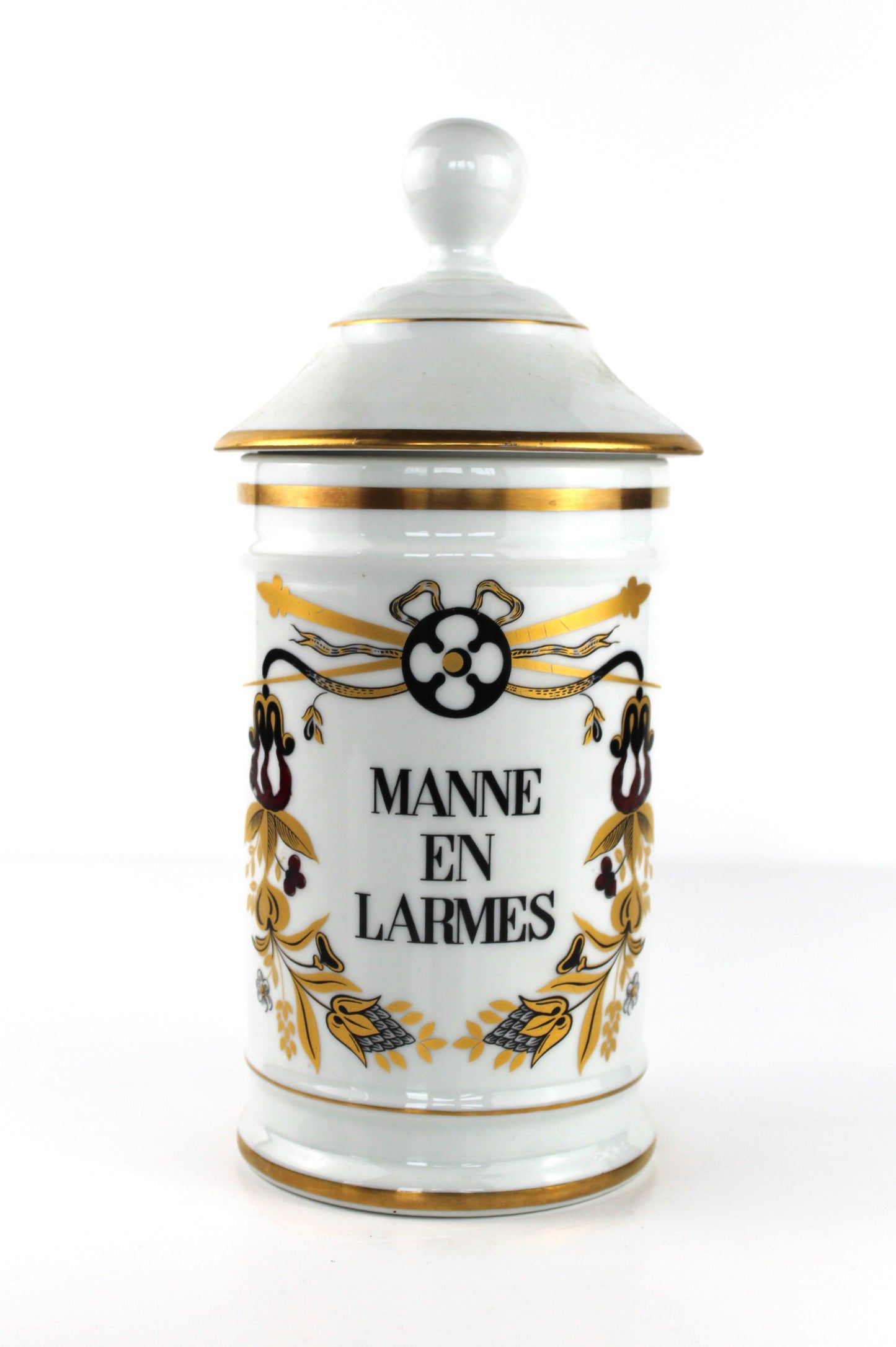 Pots de pharmacie en porcelaine de Limoges