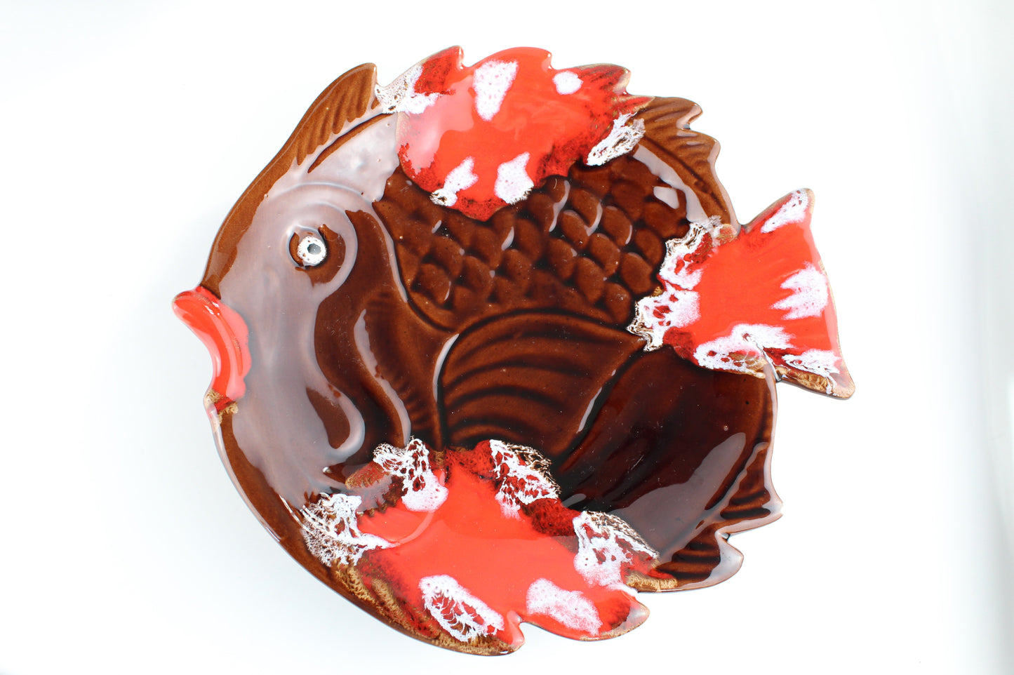 Assiette vintage poisson