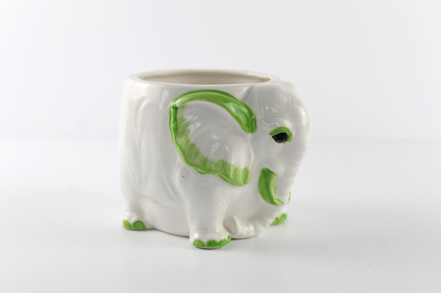 Cache pot vintage éléphant.