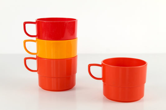 Tasses en plastique DBP - Lot de 4