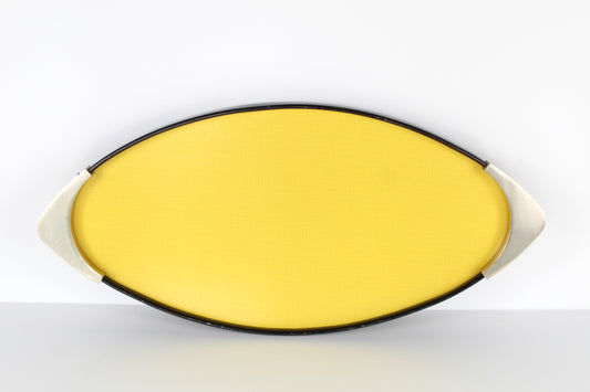 Plateau de service formica jaune