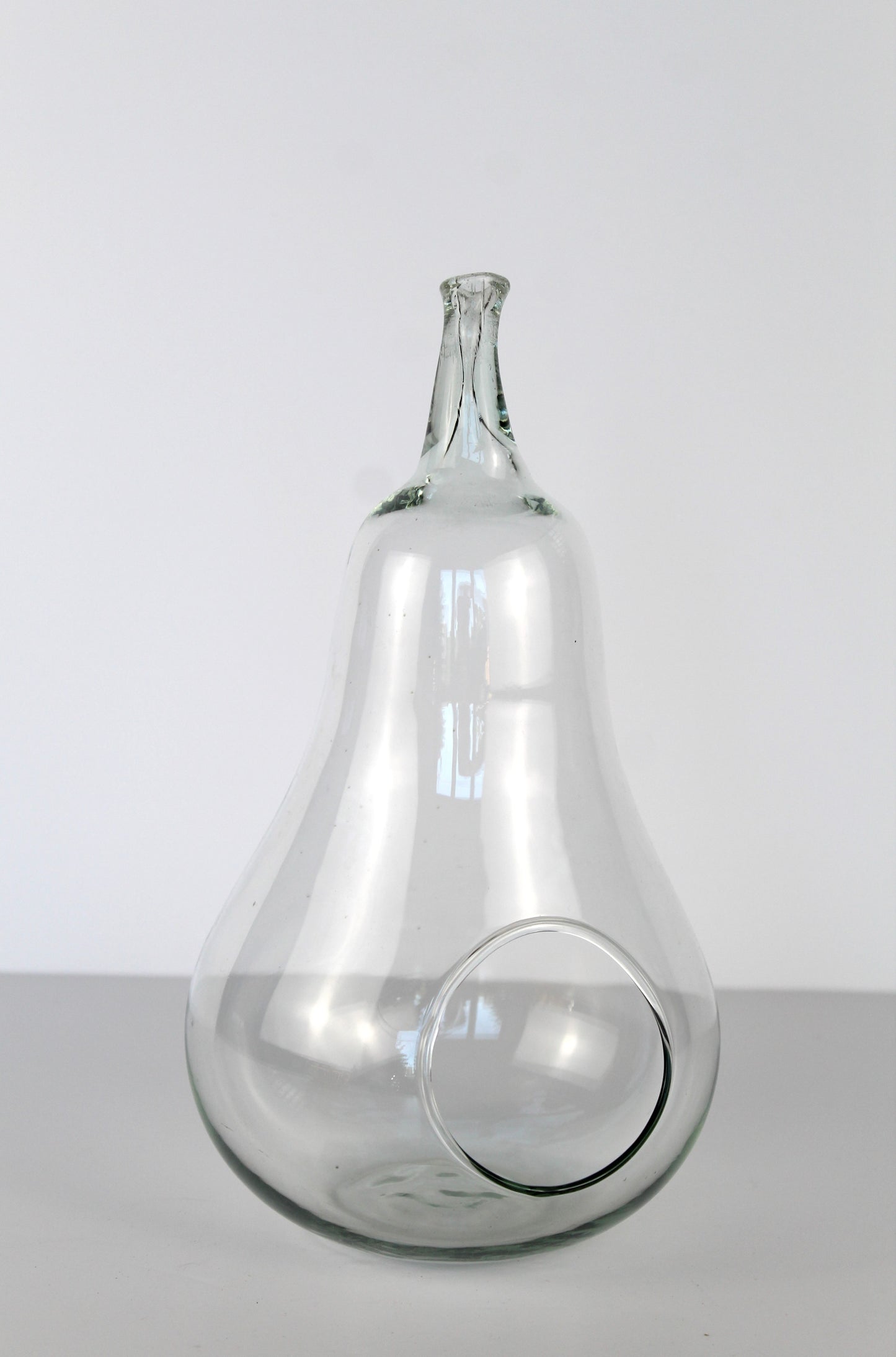 Poire déco en verre